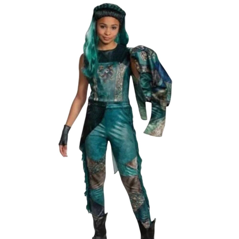 Disney Descendants 3 Deluxe Uma Jumpsuit Costume Size 7/8